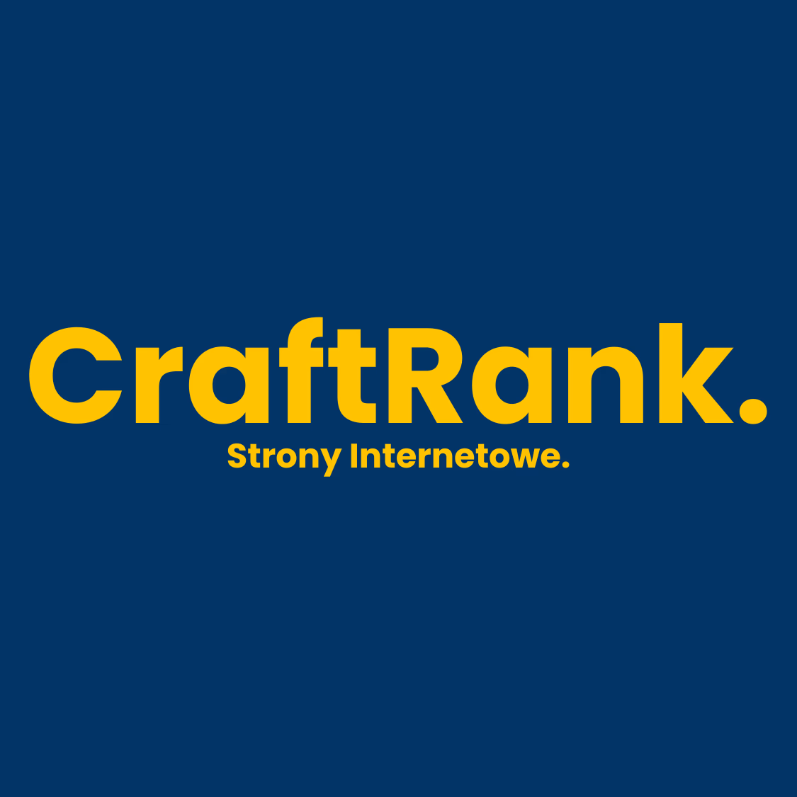 CraftRank. - Strony internetowe - Pozycjonowanie - Sklep Seo